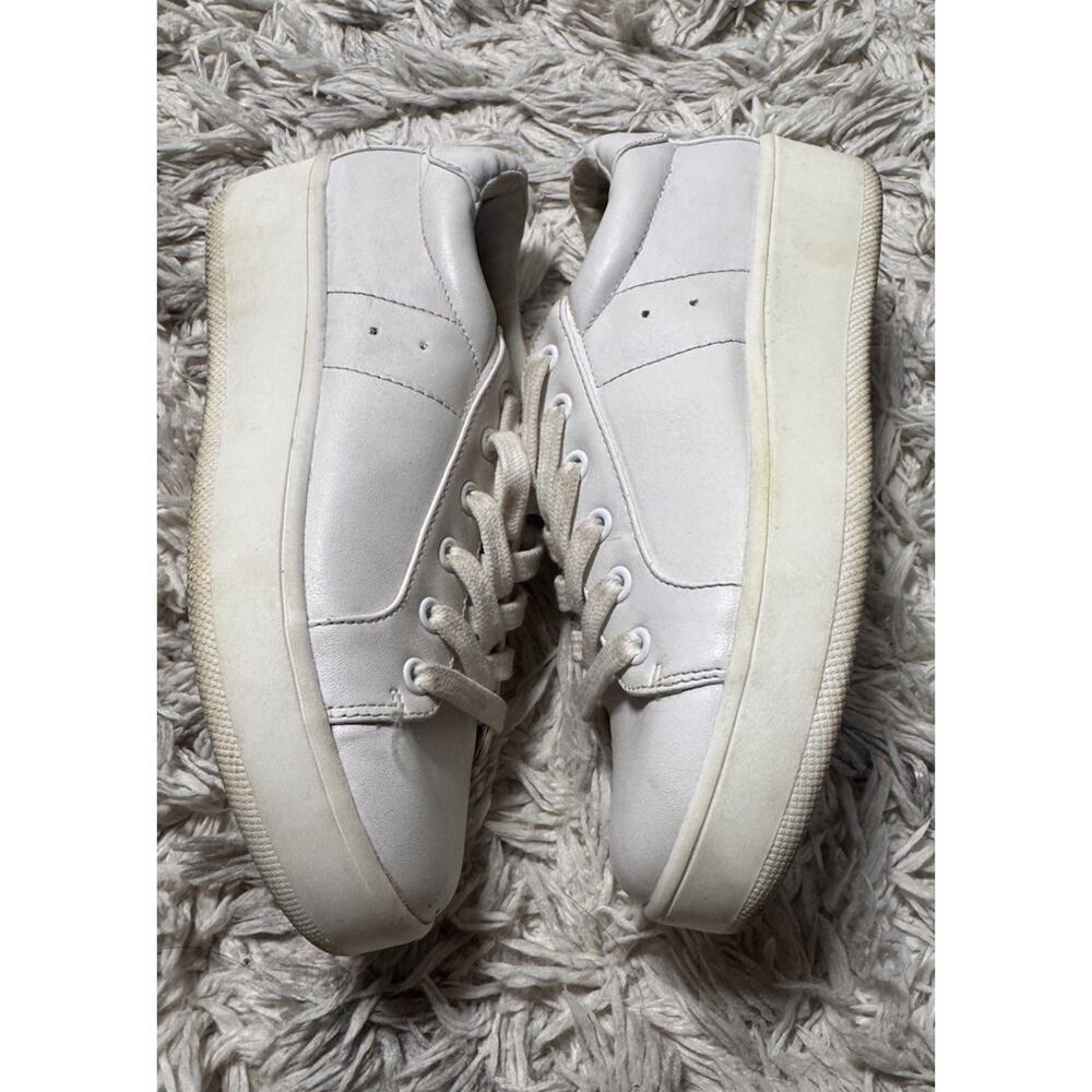 Steve Madden Bertie Women's Classic Sneakers Size 7M White - Picture 4 of 7